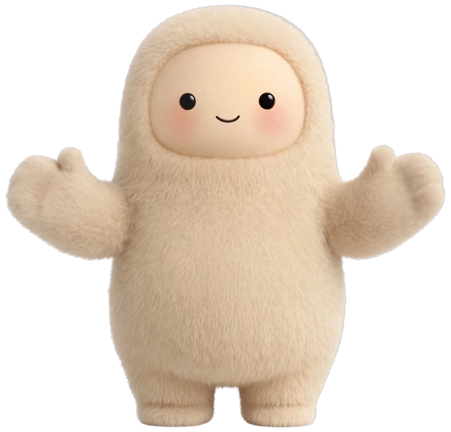 the musebook mascot — a fluffy little creature